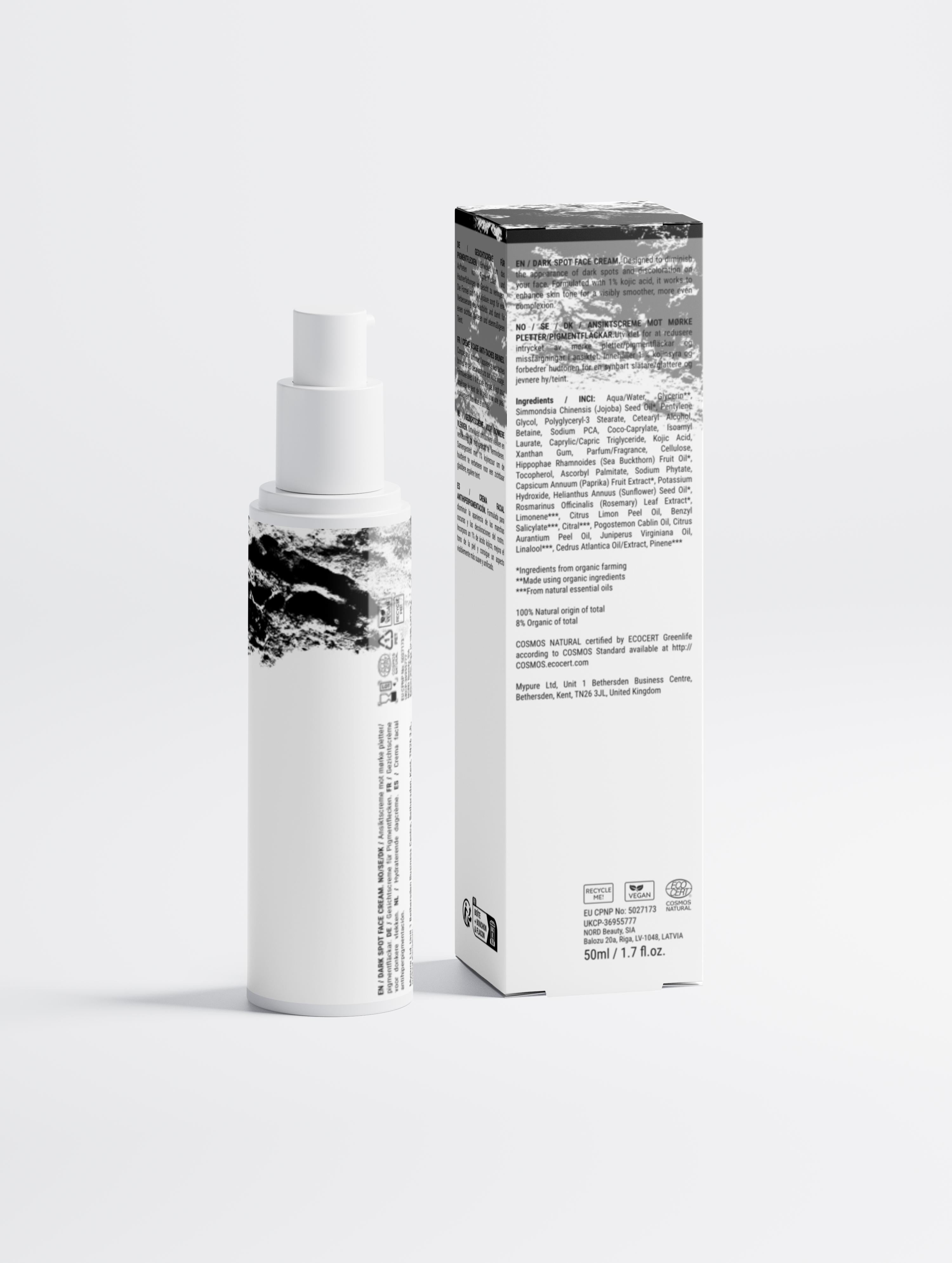 Dark Spot Face Cream with Kojic Acid